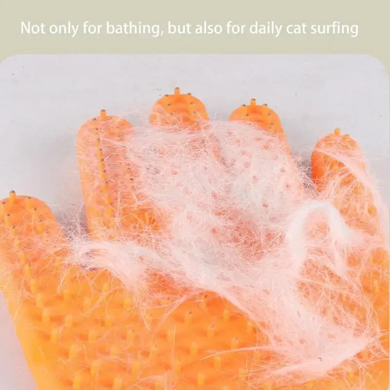 Silicone Pet Grooming Glove Double Sides Cat Dog Hair Remover Brush Comb Deshedding Bathing Washing Cleaning Supplies Comb Dog
