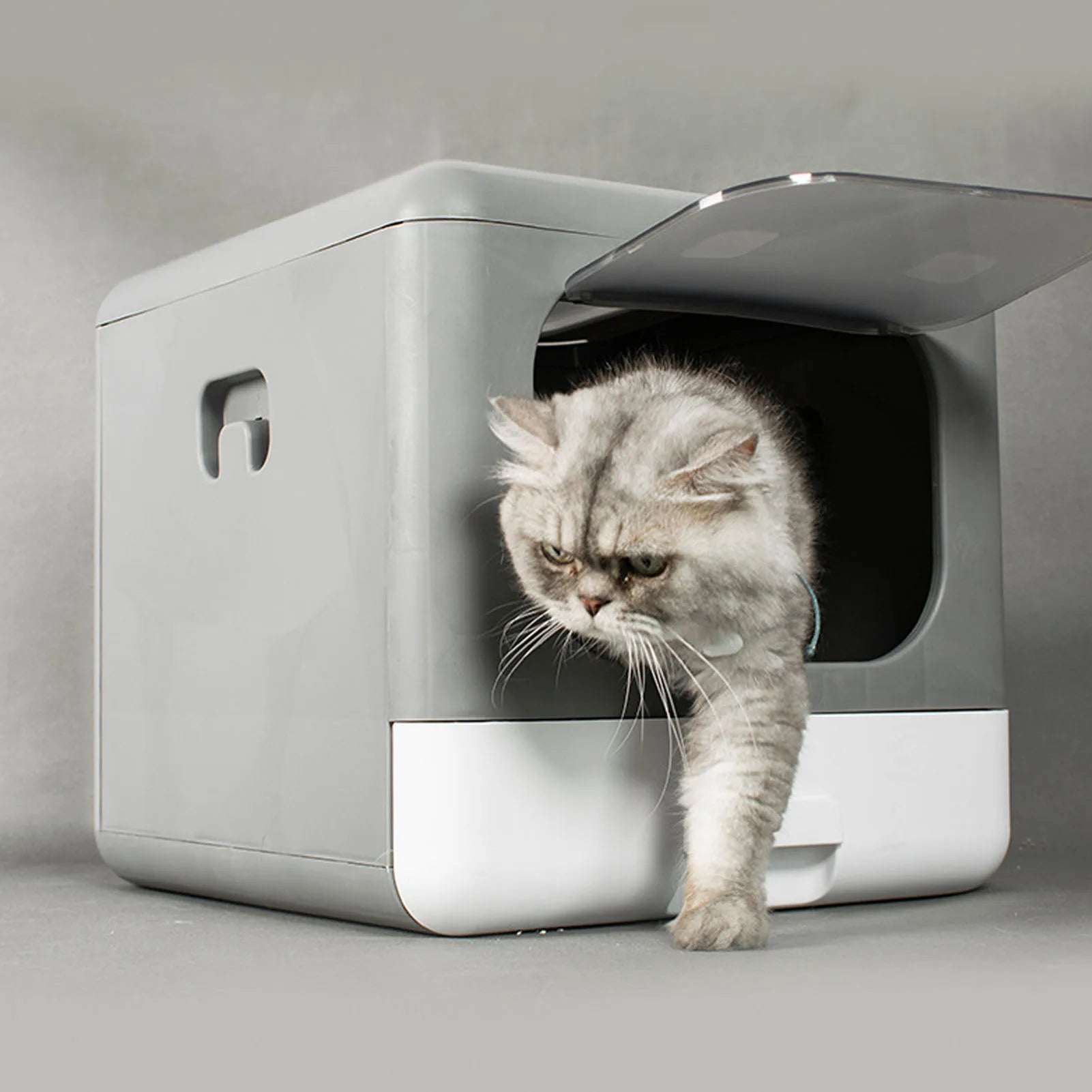 Cat Litter Box Enclosed Cat Litter Box Cat Litter Box Large Plastic Spill Proof Cat Toilet Folding Cat Toilet Plastic Litter Box