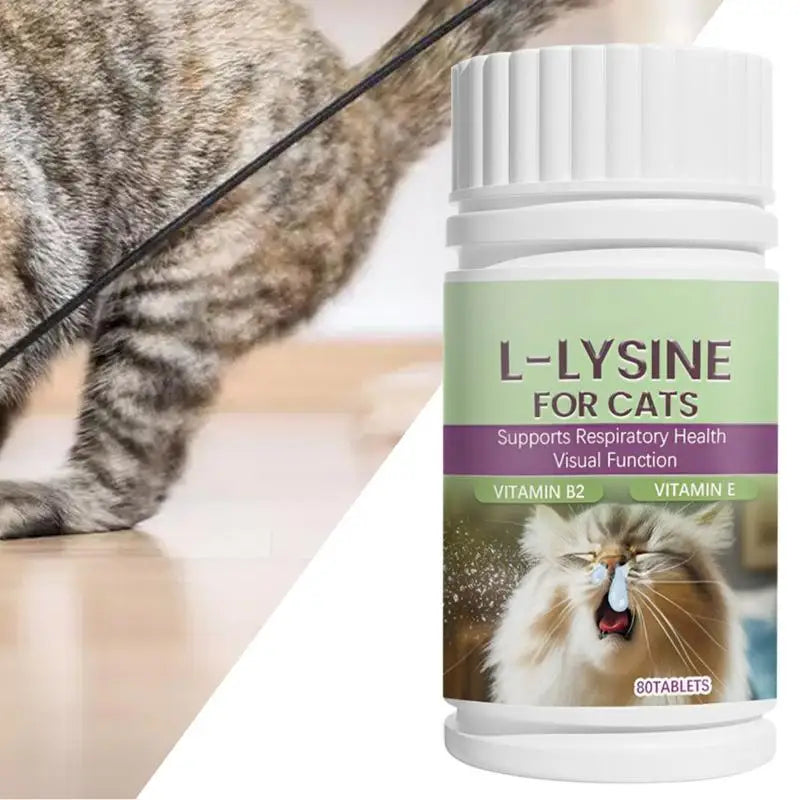 Mild Cats Supplement For Sneezing 80pcs Kitten Tears Care Tablets Respiratory Health Overall Body Nutritional Care Tablets