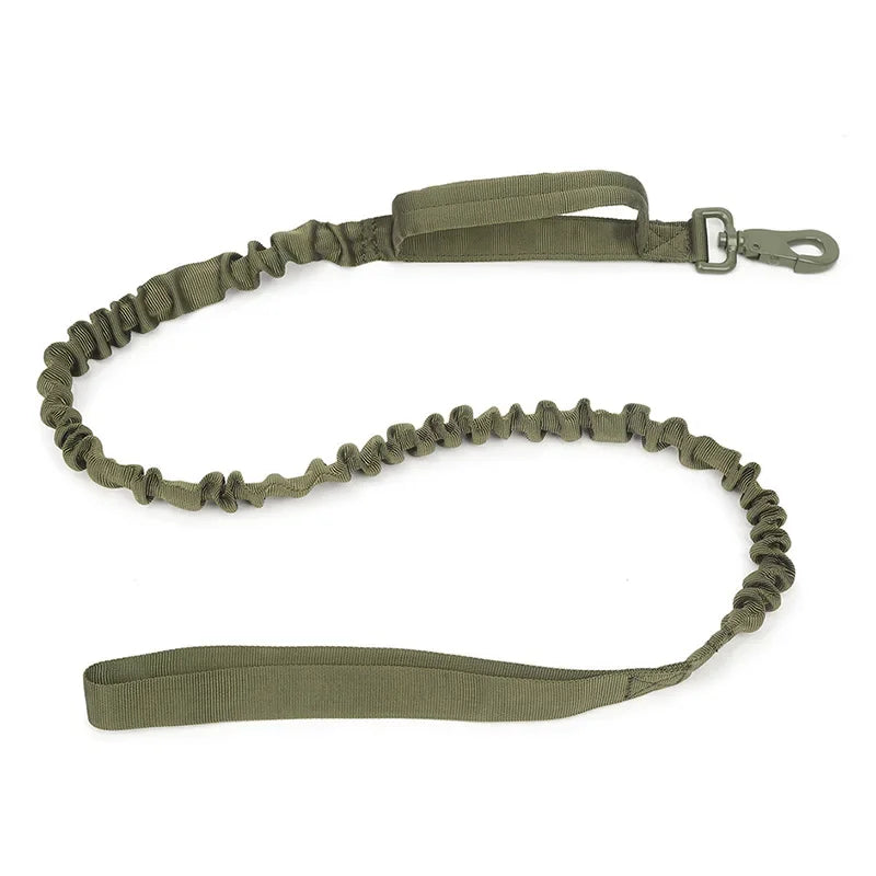 Durable Tactical Dog Collar and Leash Adjustable Military Pet Collar Leash Medium Large Dog German Shepherd Training Accessories