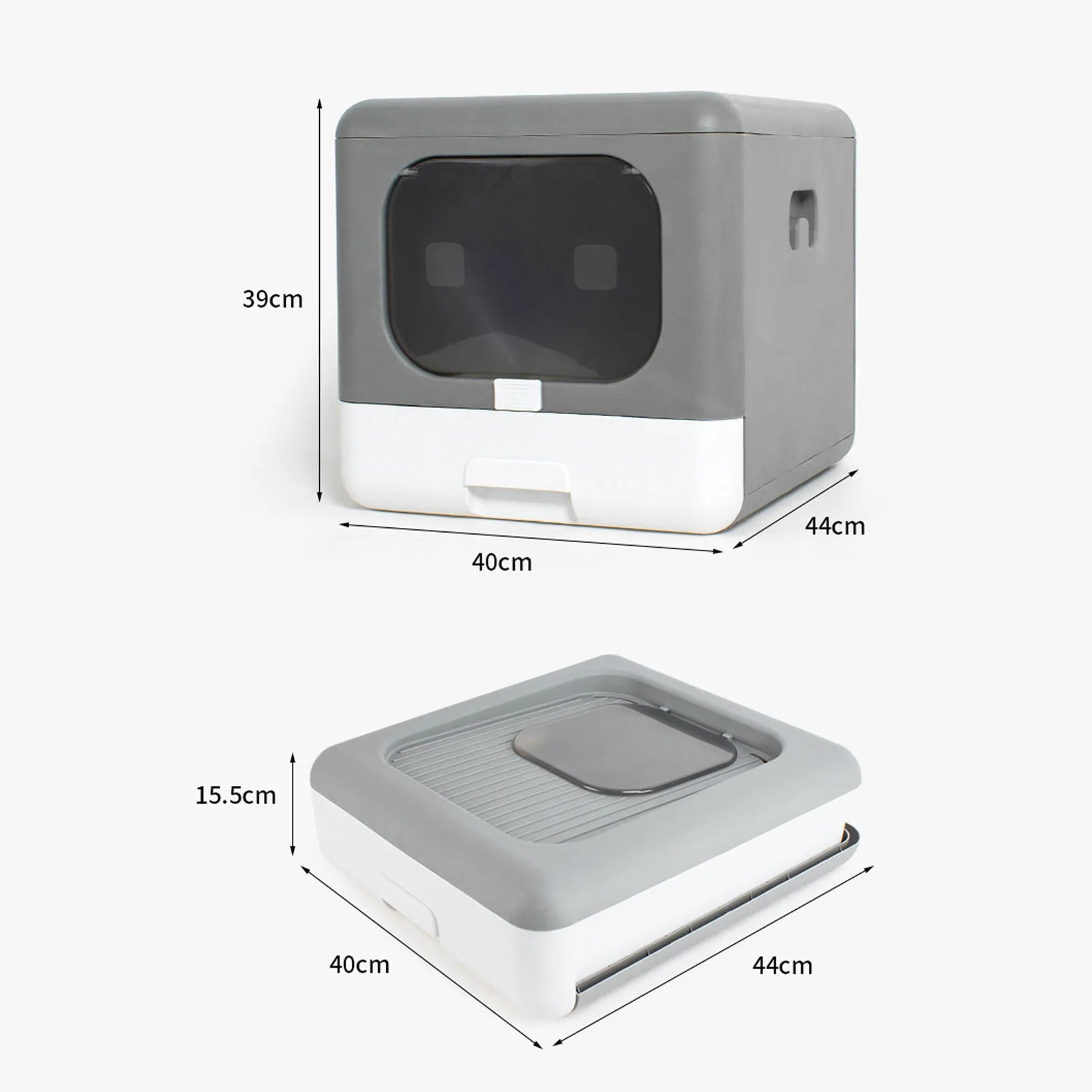 Cat Litter Box Enclosed Cat Litter Box Cat Litter Box Large Plastic Spill Proof Cat Toilet Folding Cat Toilet Plastic Litter Box