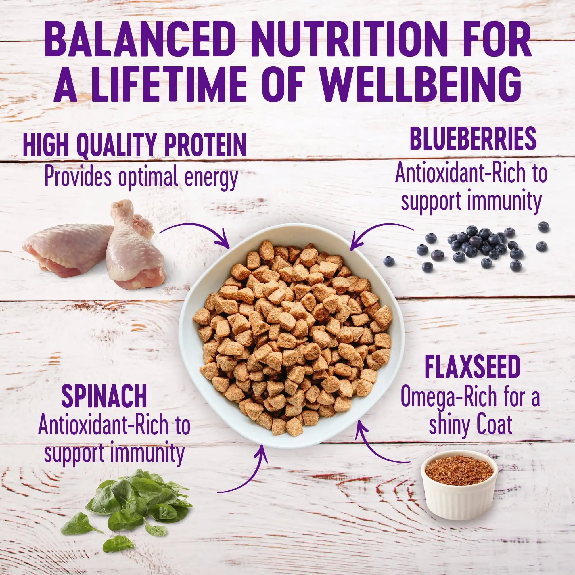 Wellness Complete Health Natural Grain Free Dry Dog Food, Chicken Recipe, 24-Pound Bag