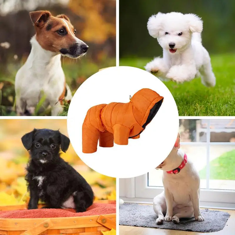 Dog Warm Winter Jacket Dog Cotton Coat Thick Winter Warm Dog Vest Windproof Warm Dog Garments Cold Weather Dog Jacket Clothing
