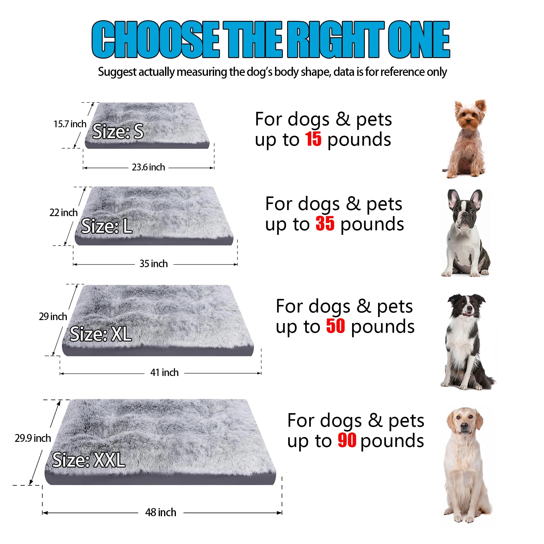 Washable Dog Bed Deluxe Plush Dog Crate Beds Comfortable Kennel Pet Bed, Anti-Slip Pet Sleeping Mat for Medium, Small Dogs, Gray