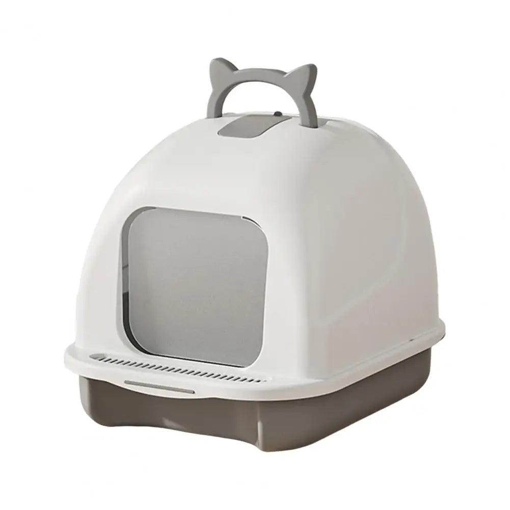 90 Degree Lift Cat Litter Box Spacious Enclosed Cat Litter Box with Lid Scoop Kitten Toilet Tray Easy to Clean Pet Supplies Cat