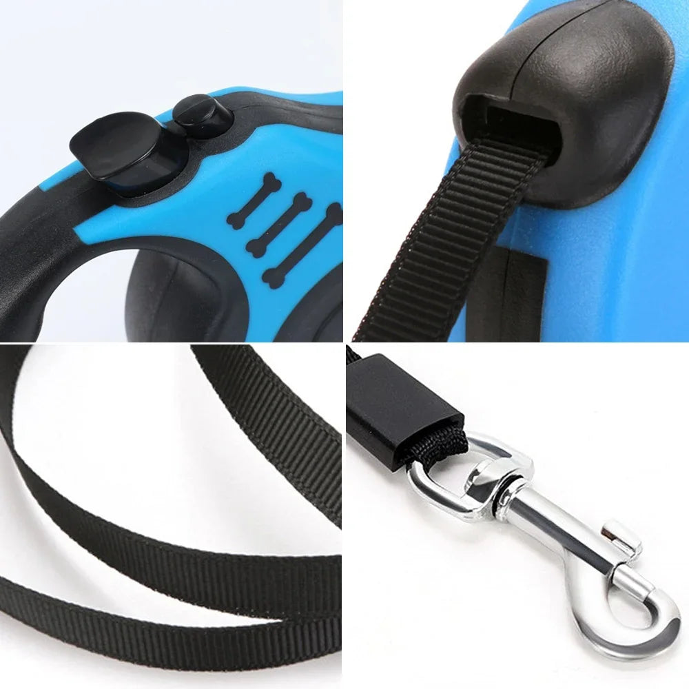 3/5M Dog Leash Durable Leash Automatic Retractable Walking Running Leads Dog Cat Leashes Extending Dogs Pet Products Bdsm collar