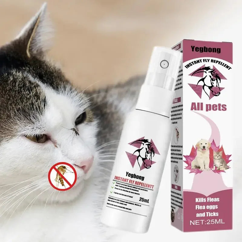 Dog Lice Spray Care Fleas And Tick Spray  Dogs Cats Fleas Treatments  Fleas Killers Pet Soothing Grooming Spray