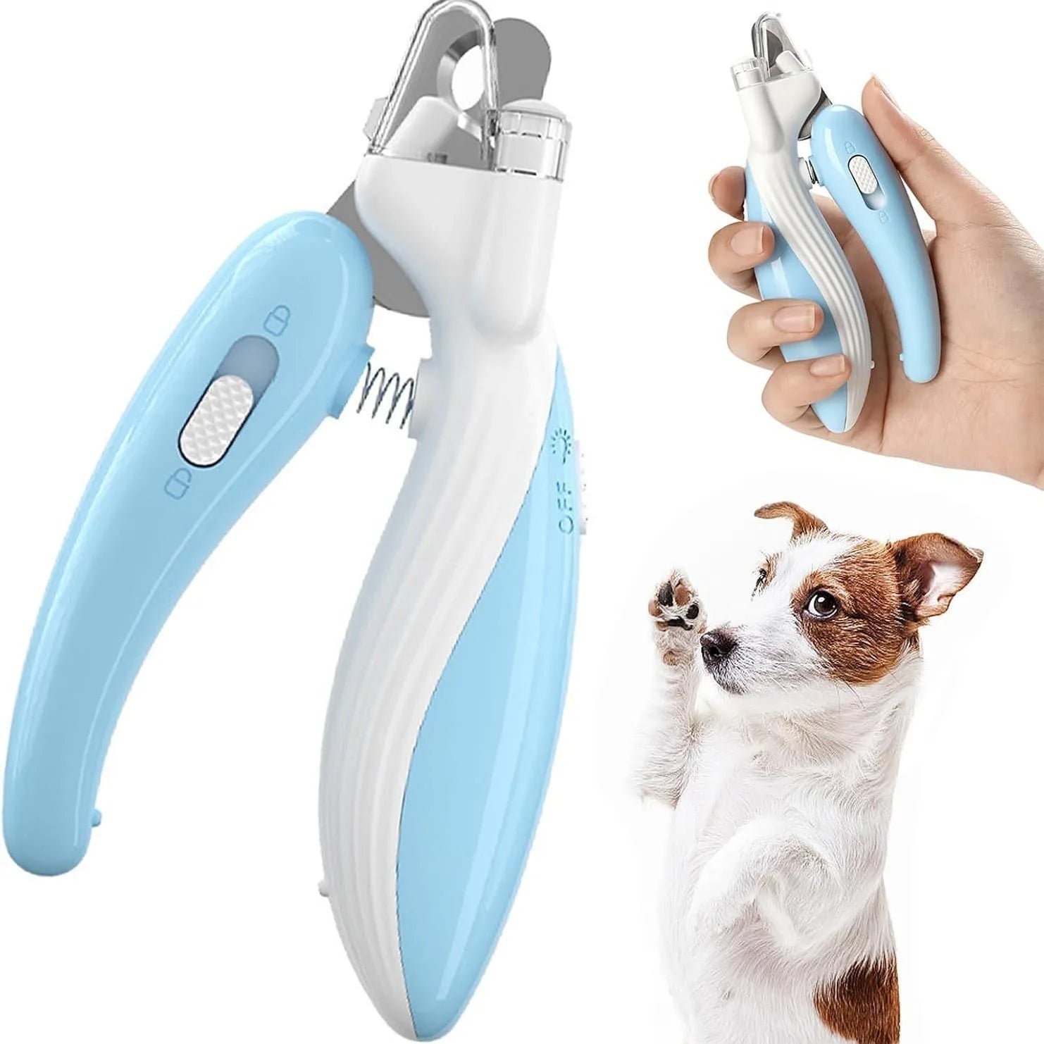 Professional Pet Nail Clippers with Led Light Pet Claw Grooming Scissors for Dogs Cats Small Animals Paw Nail Trimmer Pet Supply