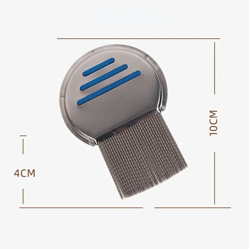 Stainless Steel Comb Dog Cat floating Hair Flea Lice Nit Removal Thread Teeth Knotting Brush Pet Massage Grooming Accessories