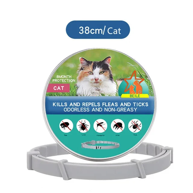 Anti Flea Ticks Collar for Dogs & Cats - Repellent Pet Collar against Fleas, Ticks, and Mosquitoes - Large Dog & Puppy Accessori