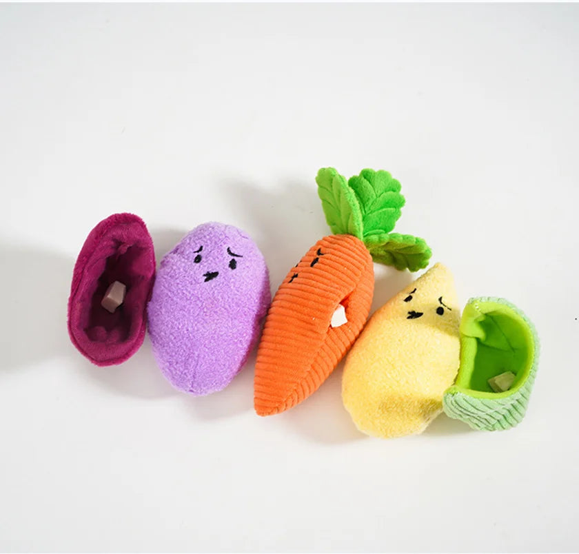 Dog Interactive Toys Small Vegetable Garden Pet Snuffle Toy Dog Puzzle Feeder Toys with Hidden Treats Pet Stress Relief