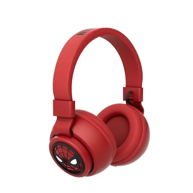 Disney Headphones Foldable HIFI Sound Bluetooth Headsets Spider-Man Series Wireless Earphones Bluetooth for Kids Anime Cartoon