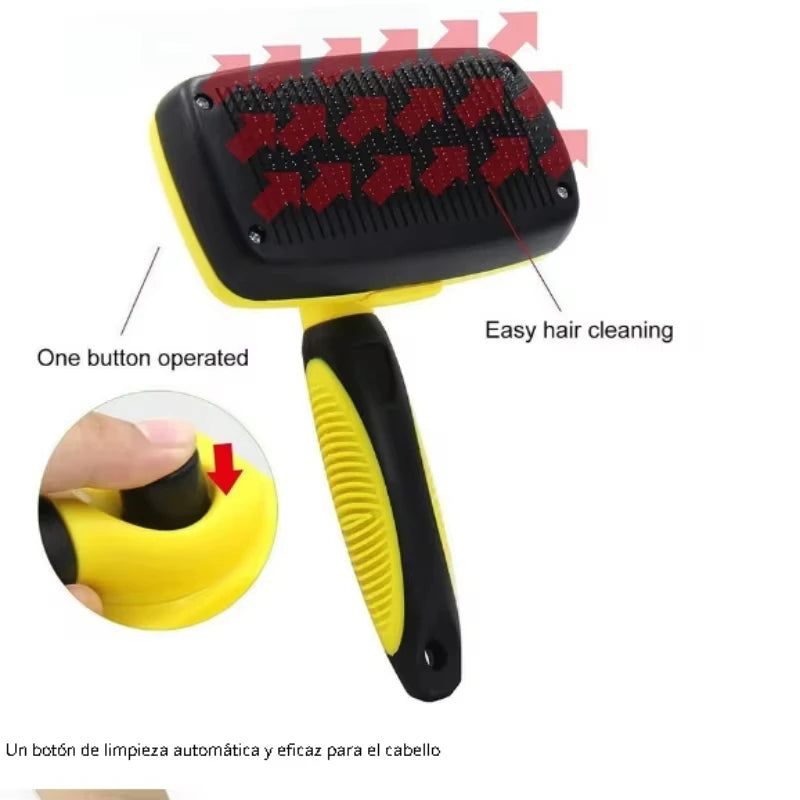 Puppy Auto Hair Clean Dog Brush Waterproof Small Large Dog Pet Grooming Comb Massage Cat Tools Fits Various Hair Remover