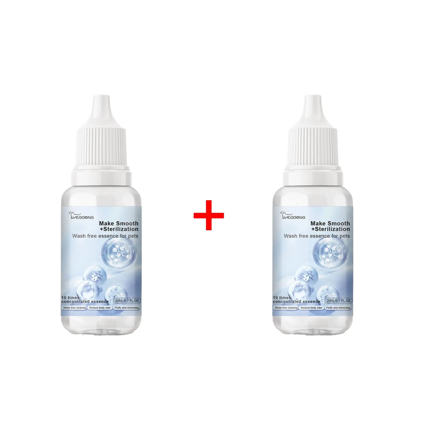 Pet Wash Free Essence Dog Body Wash Hair Softening Removing Dirts Mites Deodorizing Reduce Itching Moisturizing Puppy Shampoo