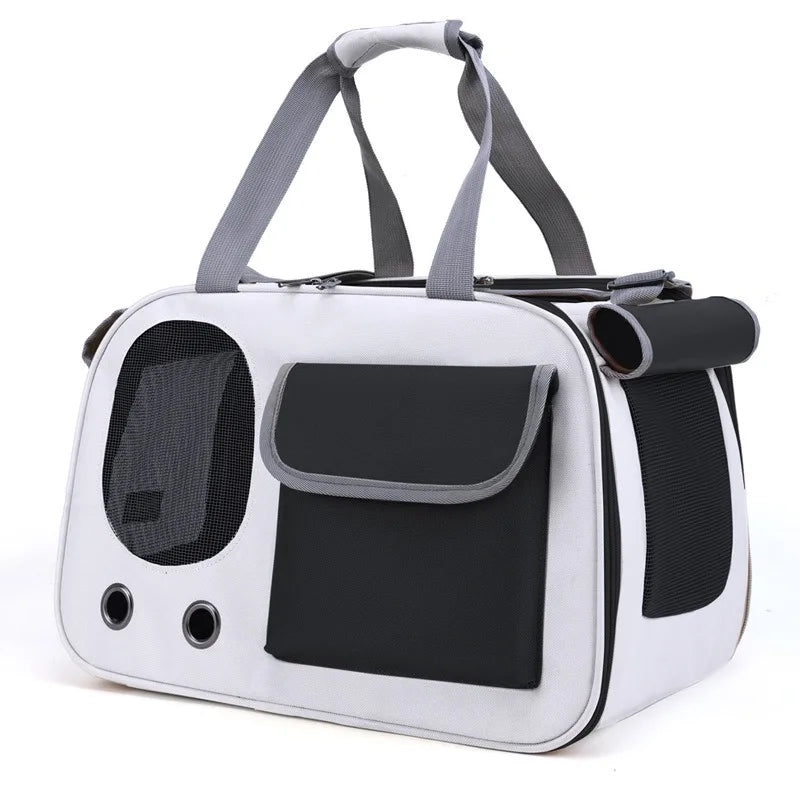 Portable Dog And Cat Bag, New Pet Bag, Summer Cat Outdoor Bag, Large Capacity Breathable Single Shoulder Diagonal Cross Bag