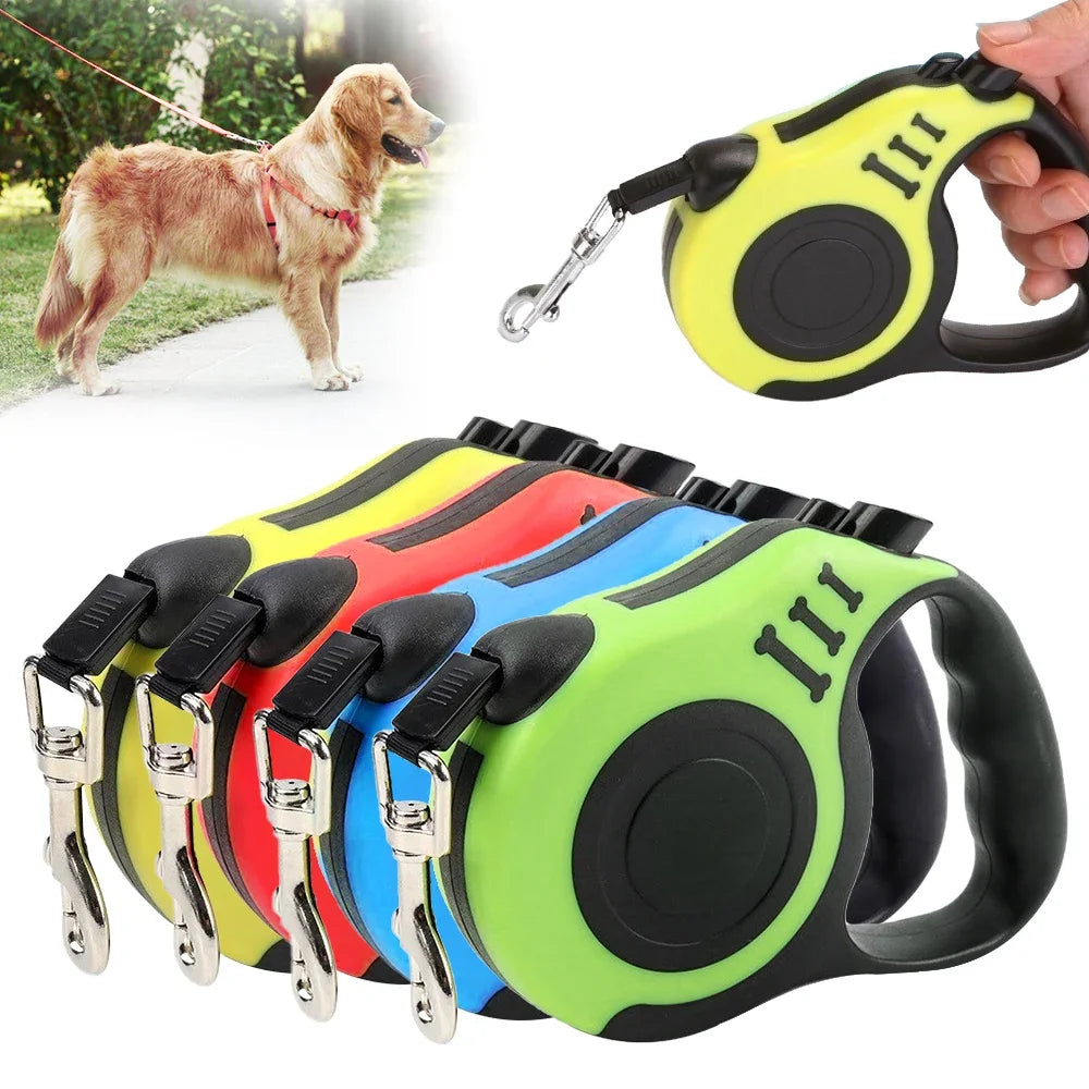 3/5M Dog Leash Durable Leash Automatic Retractable Walking Running Leads Dog Cat Leashes Extending Dogs Pet Products Bdsm collar