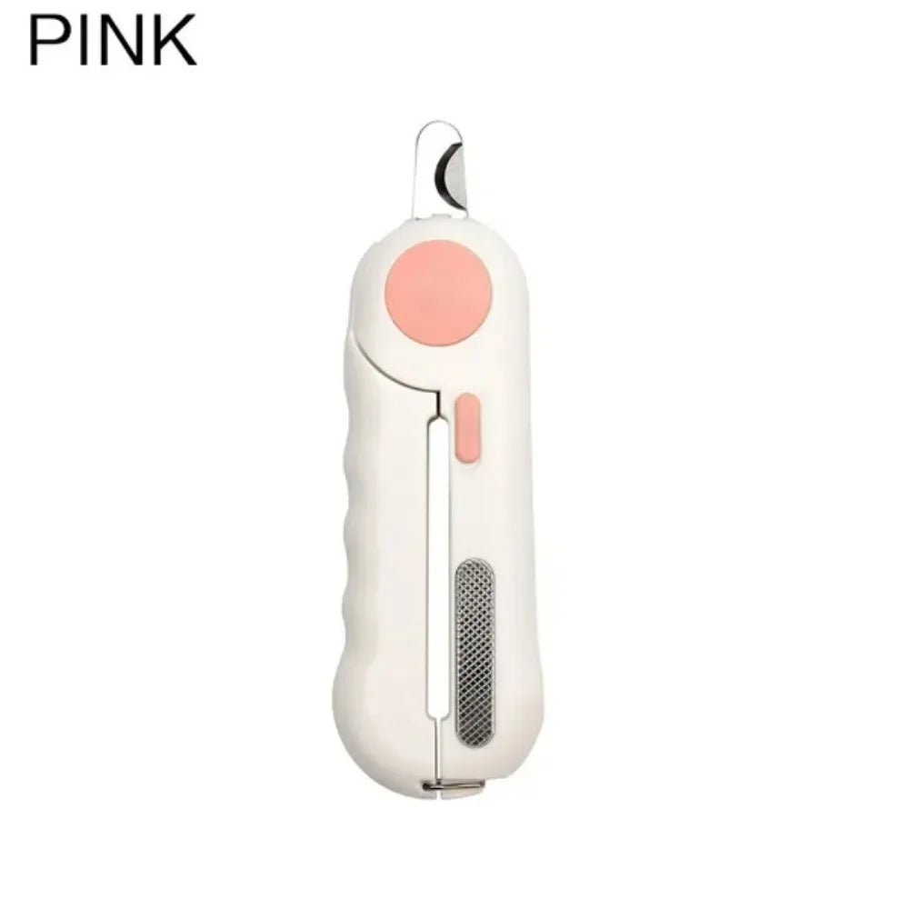 Professional Pet Nail Clipper LED Light Pet Nail Clipper Claw Grooming Scissors for Cats Small Dogs Scissors Cat Accessories