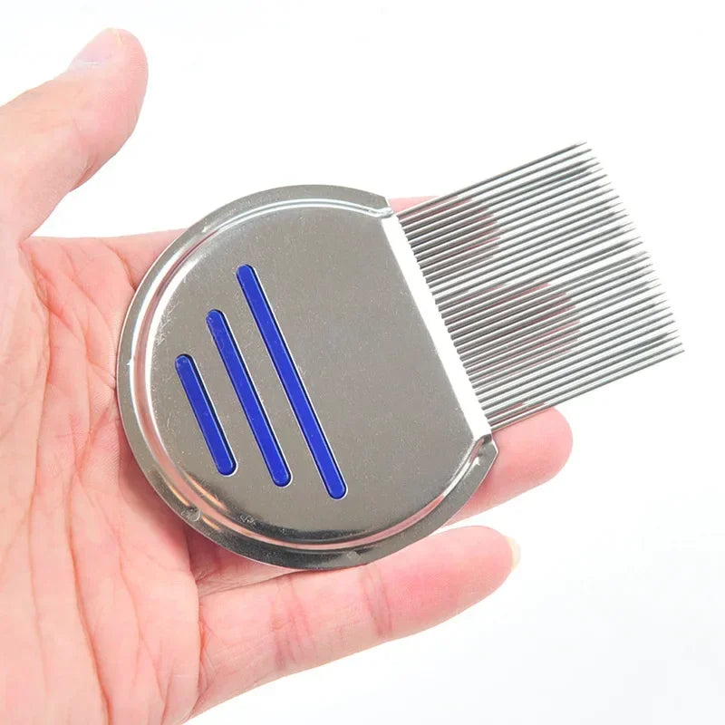 Stainless Steel Comb Dog Cat floating Hair Flea Lice Nit Removal Thread Teeth Knotting Brush Pet Massage Grooming Accessories