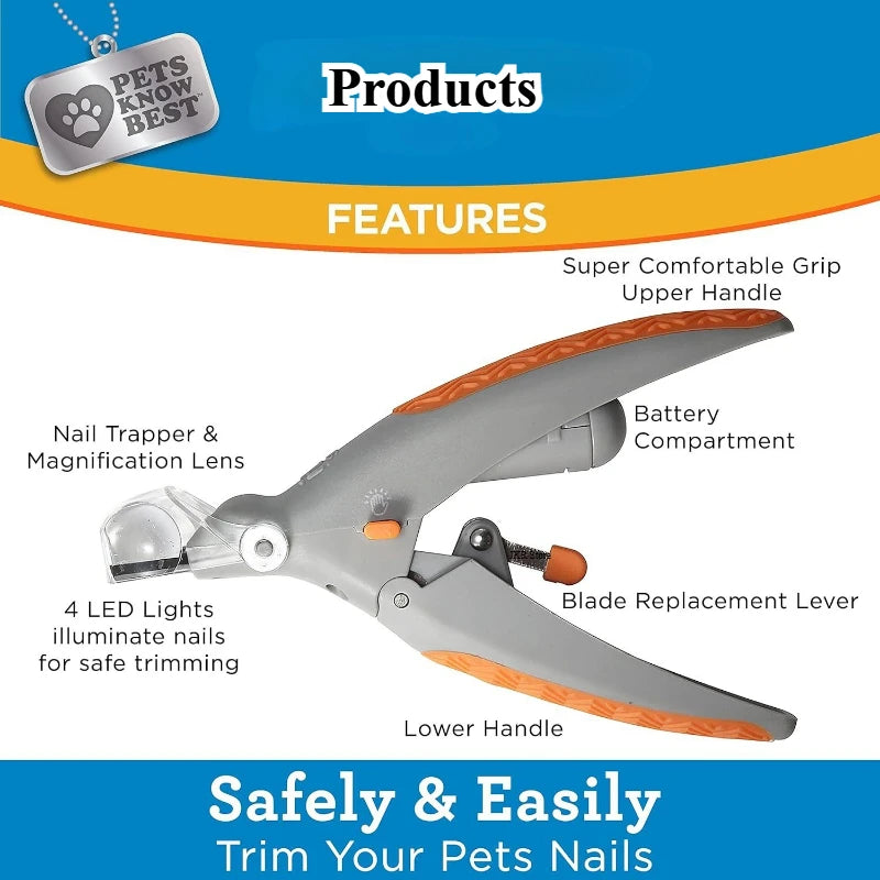 Cat Nail Clipper for Dogs Pet Products Dog Nail Clippers Dog Grooming Equipment Accessories Grinder Trimmer Cutter Supplies Home