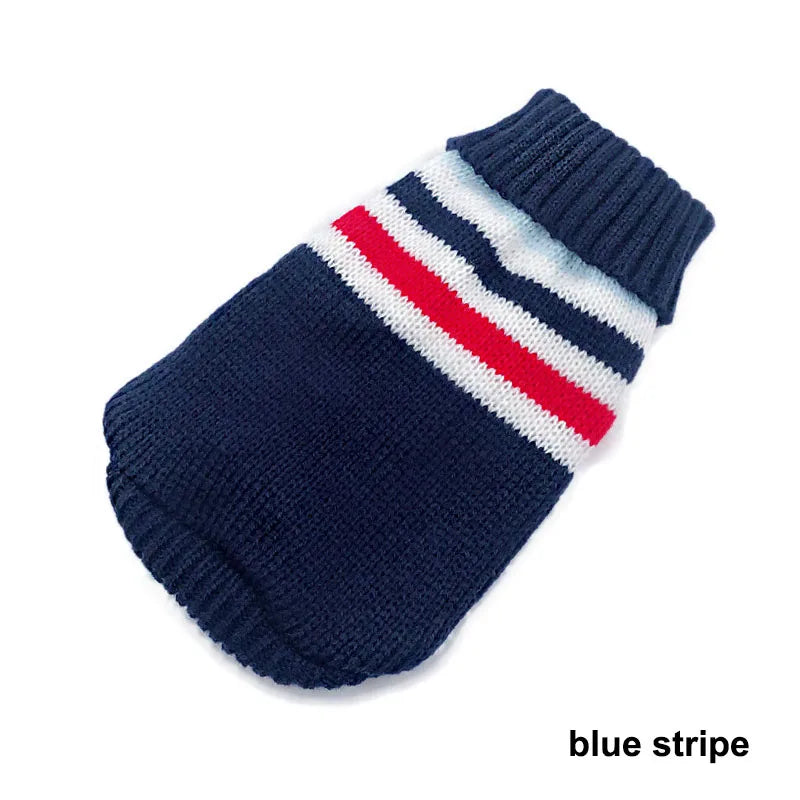 Warm Pet Clothes for Cats Small Dog Sweater Hoodies Coat Winter Pet Knitted Clothing for Dogs Chihuahua Cartoon Costume Apparels