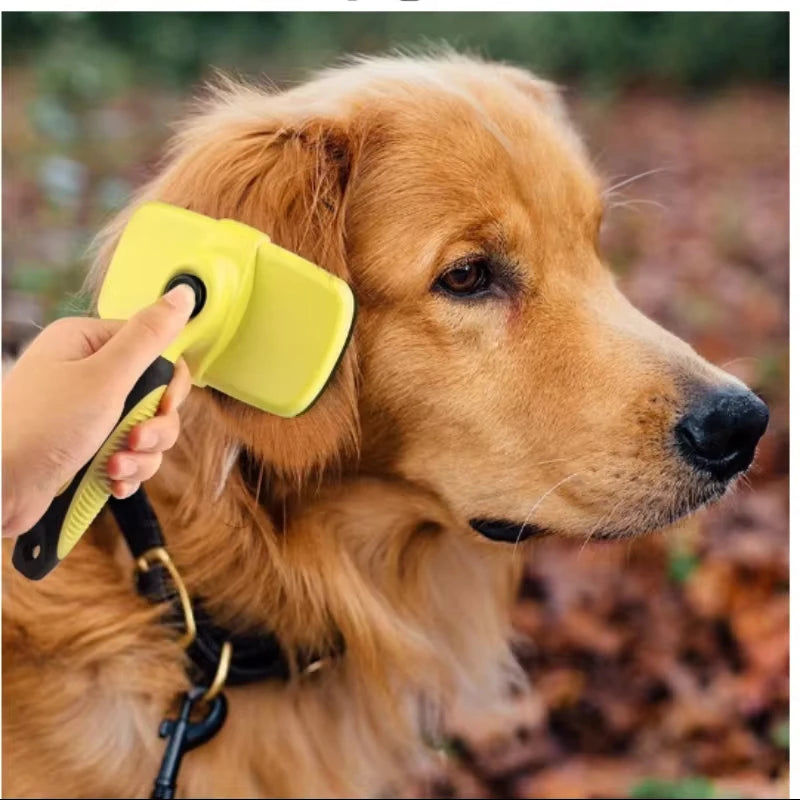 Puppy Auto Hair Clean Dog Brush Waterproof Small Large Dog Pet Grooming Comb Massage Cat Tools Fits Various Hair Remover