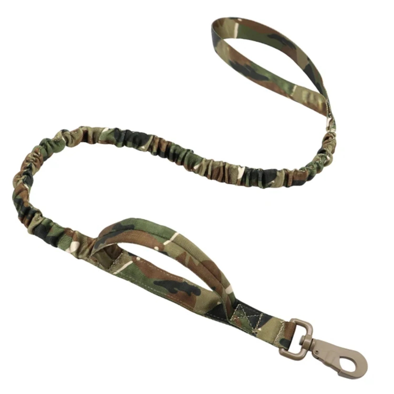High-Quality Durable Military Tactical Collar and Bungee Leash Set for Medium and Large Dogs - Crafted with Top-Quality Rugged N