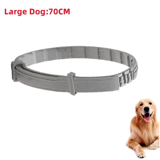Anti Flea Ticks Collar for Dogs & Cats - Repellent Pet Collar against Fleas, Ticks, and Mosquitoes - Large Dog & Puppy Accessori