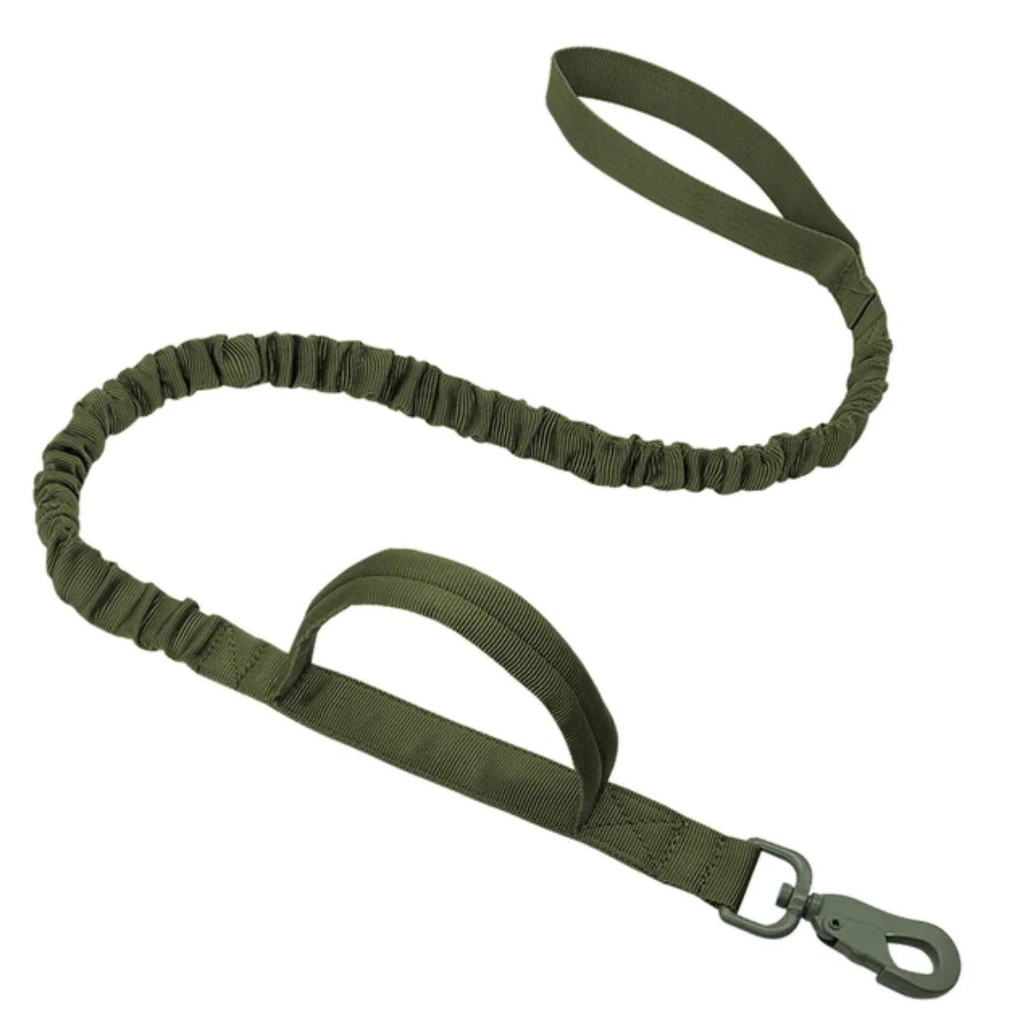High-Quality Durable Military Tactical Collar and Bungee Leash Set for Medium and Large Dogs - Crafted with Top-Quality Rugged N