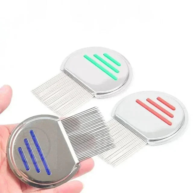 Stainless Steel Comb Dog Cat floating Hair Flea Lice Nit Removal Thread Teeth Knotting Brush Pet Massage Grooming Accessories