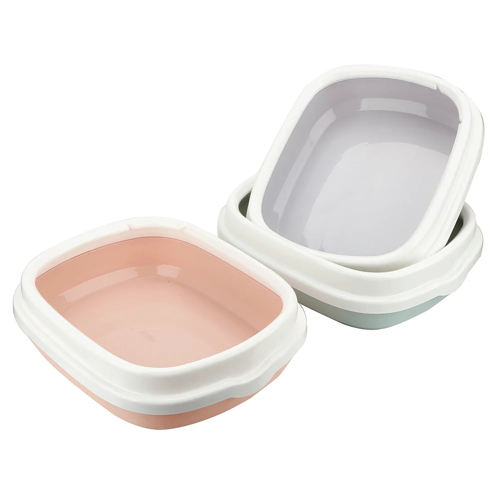Excrement Training Sand Litter Box Anti-Splash Dog Toilet Cat Dog Tray with Scoop 1 Set Pet Toilet Bedpan Cat Litter Box
