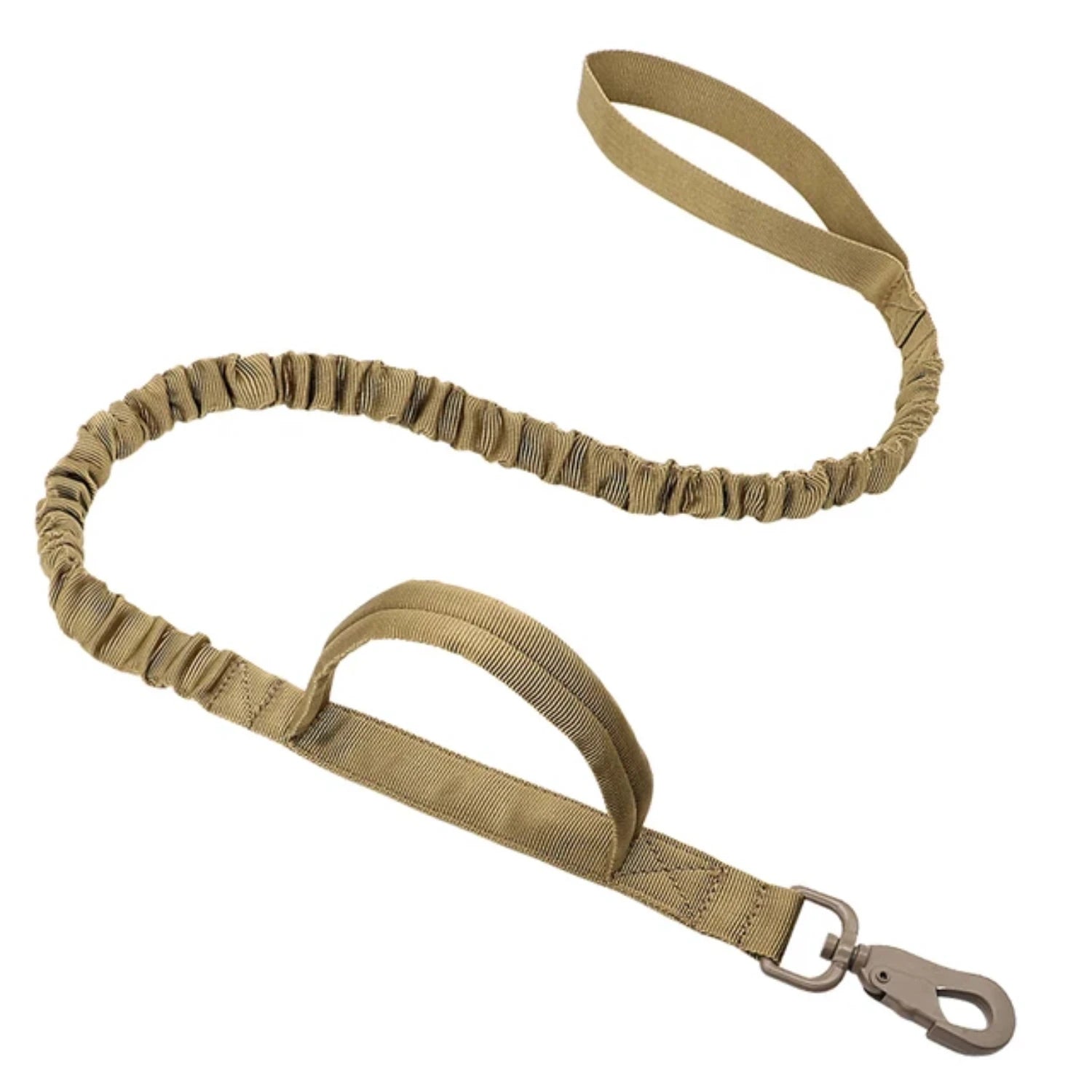 High-Quality Durable Military Tactical Collar and Bungee Leash Set for Medium and Large Dogs - Crafted with Top-Quality Rugged N
