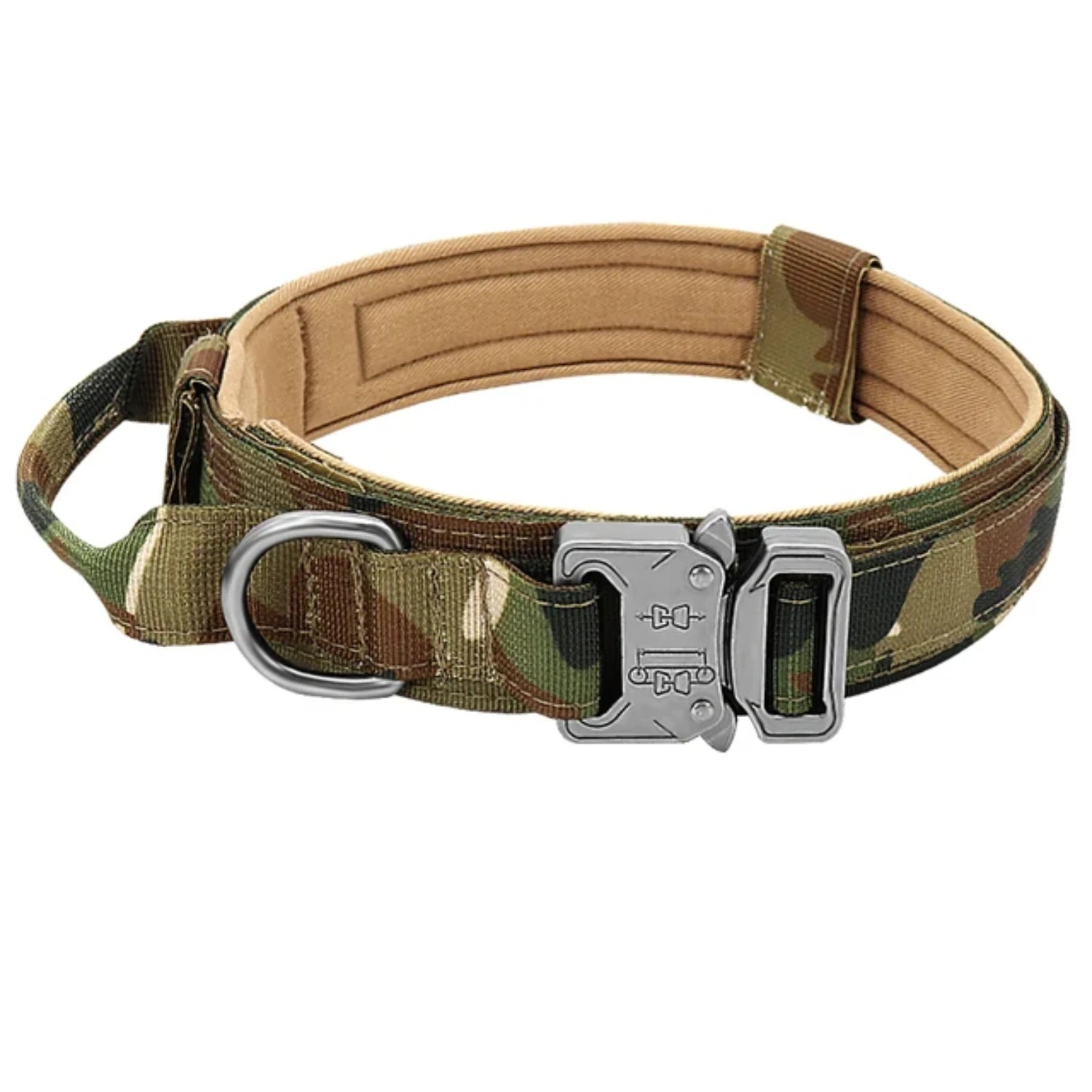 High-Quality Durable Military Tactical Collar and Bungee Leash Set for Medium and Large Dogs - Crafted with Top-Quality Rugged N