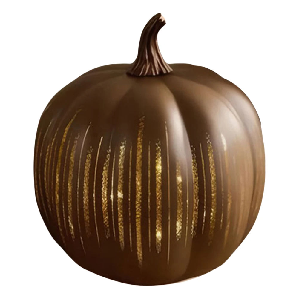 Twinkle Light Pumpkins with Timer Starry Night Pumpkins Glass Halloween Pumpkin Lamp Light for Home Bedroom Bathroom Hallway